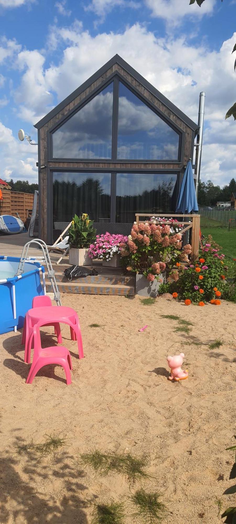 Domek Mazurski Caloroczny Nad Jeziorem Z Jacuzzi Spa Pasym Bagian luar foto